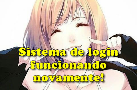 Sistema de login online novamente.